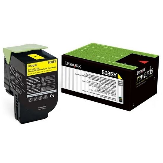 Imagen de CARTUCHO DE TONER AMARILLO PARA CX310, CX410, CX510 2000 PAGINAS