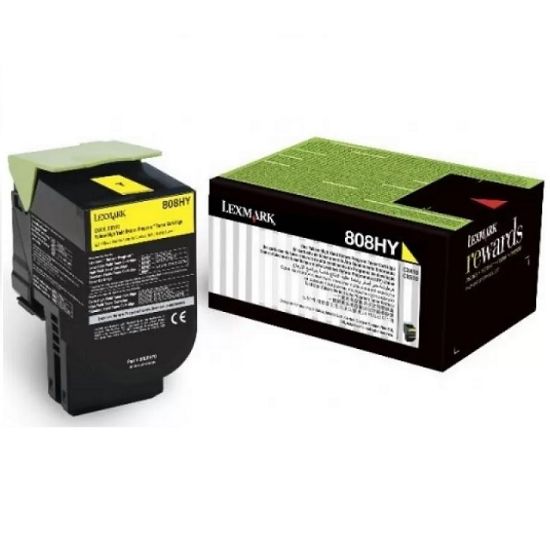 Imagen de CARTUCHO DE TONER AMARILLO PARA CX410, CX510 ALTO RENDIMIENTO 3000 PAGINAS