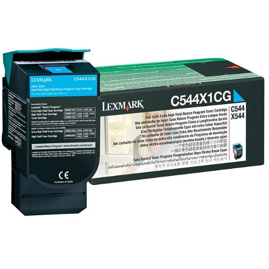 Imagen de CARTUCHO DE TONER AZUL PARA C544, X544 ALTO RENDIMIENTO 4000 PAGINAS