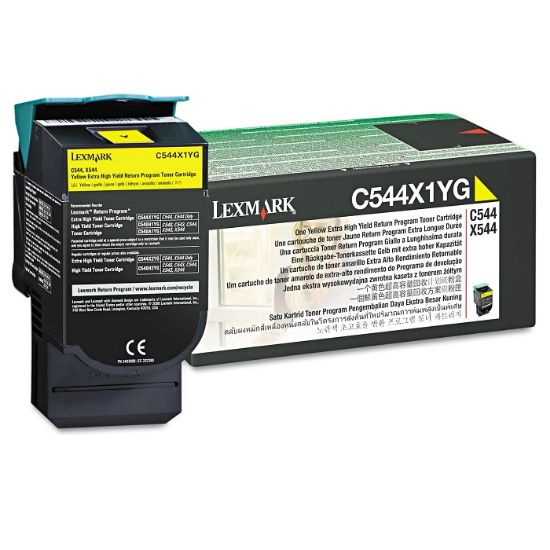 Imagen de CARTUCHO DE TONER AMARILLO PARA C544, X544 ALTO RENDIMIENTO 4000 PAGINAS