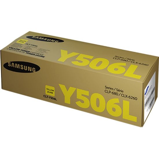 Imagen de CARTUCHO DE TONER AMARILLO CLT-Y506L PARA CLP-680, CLX-6260, 3500 PAGINAS ALTO RENDIMIENTO