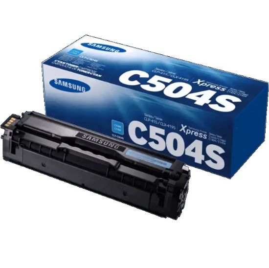 Imagen de CARTUCHO DE TONER AZUL CLT-C504S PARA CLP-415, CLX-4195, 1800 PAGINAS