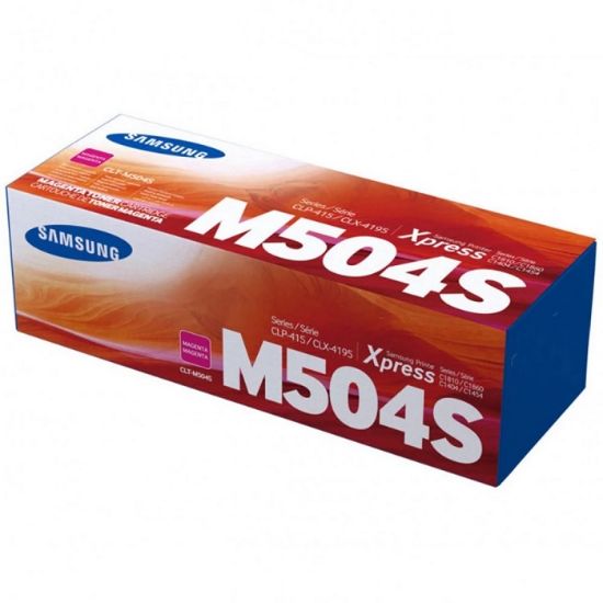Picture of CARTUCHO DE TONER ROJO CLT-M504S PARA CLP-415, CLX-4195, 1800 PAGINAS