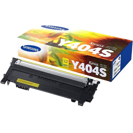 Imagen de CARTUCHO DE TONER AMARILLO CLT-Y404S PARA SL-C430W, SL-C480W, 1000 PAGINAS