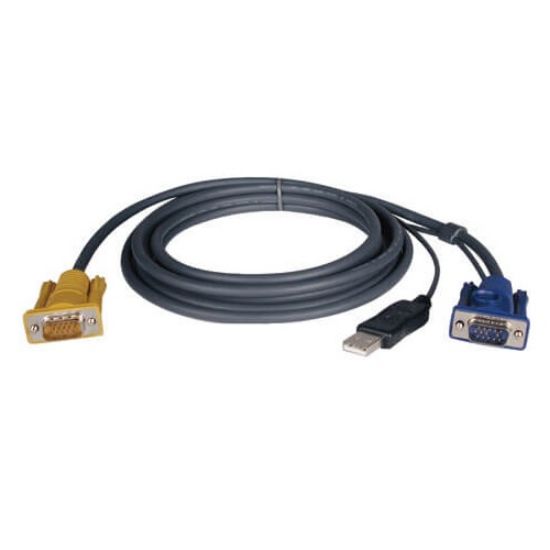 Imagen de KIT DE CABLE USB 2 EN 1 PARA KVM NETDIRECTOR SERIE B020 Y B022  1,83M