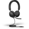 Imagen de AURICULARES ESTEREO JABRA EVOLVE2 40 CON CABLE USB NEGRO