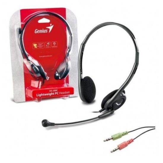 Imagen de AURICULAR GENIUS HS-05A MICROFONO 2 PLUG 3.5"