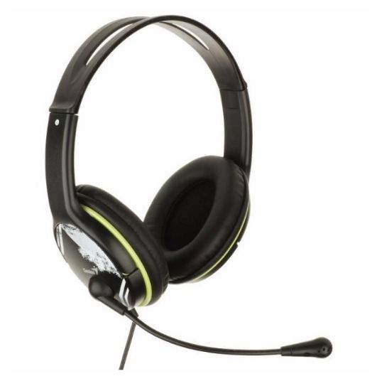 Imagen de AURICULARES GENIUS HS-400A MICROFONO C/VOLUMEN 2 PLUG 3.5" 