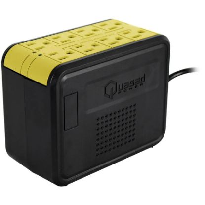 Imagen de REGULADOR QUASAD 1000VA/500W 8 SALIDAS 4AVR-4SURGE W-AVR I-233 RJ45-RJ-11