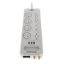 Imagen de REGLETA PROTECTOR TENSION 1800J/ 1750W, 11 SALIDAS, USB, RJ45 & COAXIAL - 120V/240V