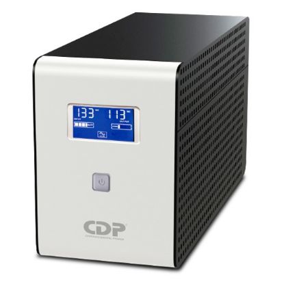 Imagen de UPS INTERACTIVO CDP R-SMART 1210 INTELIGENTE 1200VA  DE 10 SALIDAS 120V LCD RJ11-RJ45