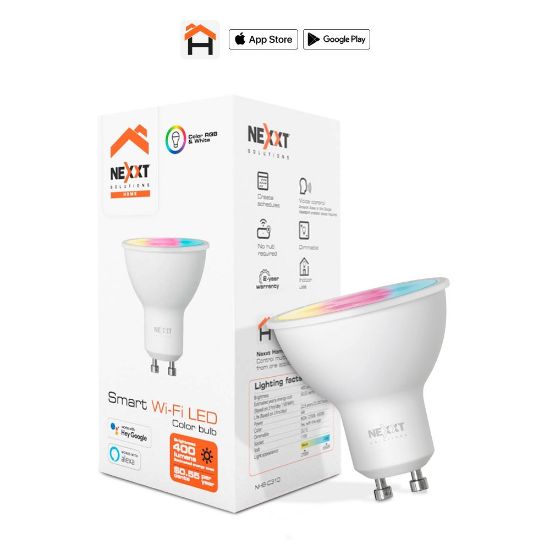 Imagen de BOMBILLA LED INTELIGENTE WI-FI RGB 110V - MR16 - NHB-C310