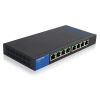 Imagen de SWITCH GIGABIT POE DE ESCRITORIO PARA EMPRESAS DE 8 PUERTOS LINKSYS LGS108P