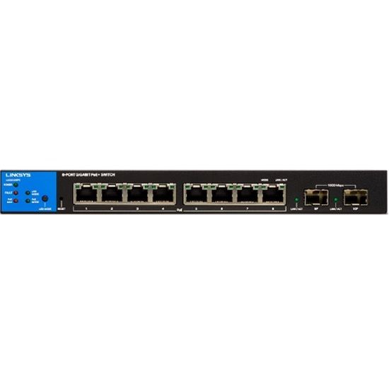 Imagen de SWITCH GIGABIT ADMINISTRADO DE 8 PUERTOS + 2 SFP 1G DE ENLACE ASCENDENTE