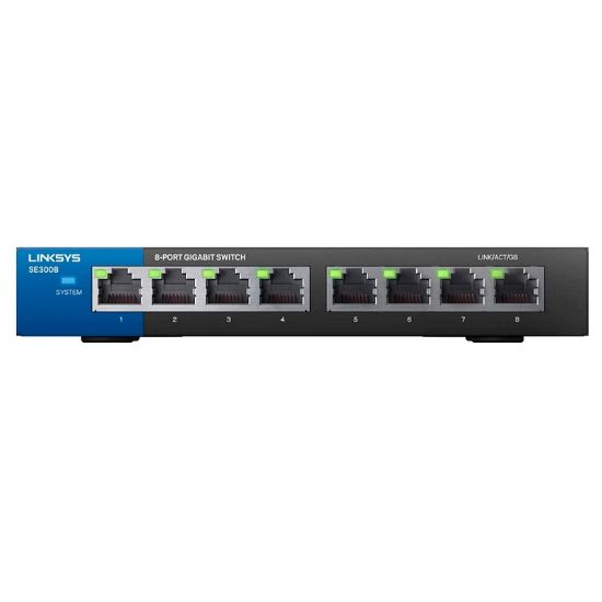 Imagen de SWITCH LINKSYS SE3008 DE 8 PUERTOS GIGABIT ETHERNET