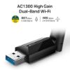 Picture of ADAPTADOR USB INALAMBRICO BANDA DUAL AC1300 ALTA GANANCIA
