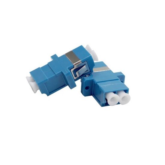 Imagen de ADAPTADOR DE FIBRA NITROTEL LC-SC DUPLEX - AZUL PACK 50 UNIDADES