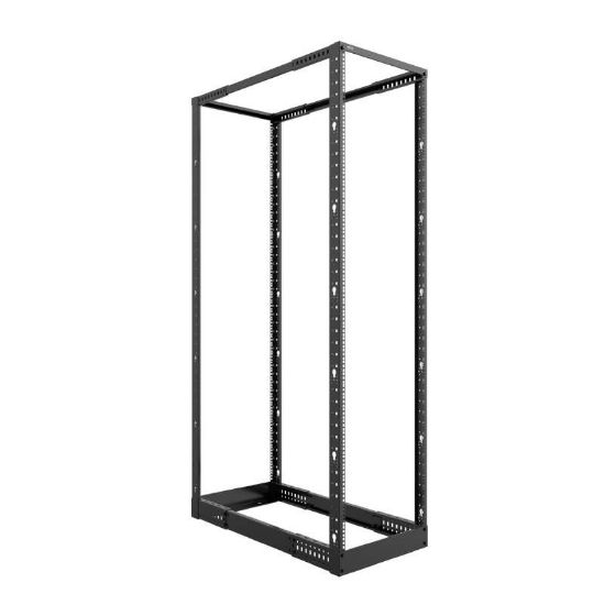 Imagen de GABINETE RACK NEXXT DE MARCO ABIERTO DE 4 POSTES 42U ACERO NEGRO AW222NXT47