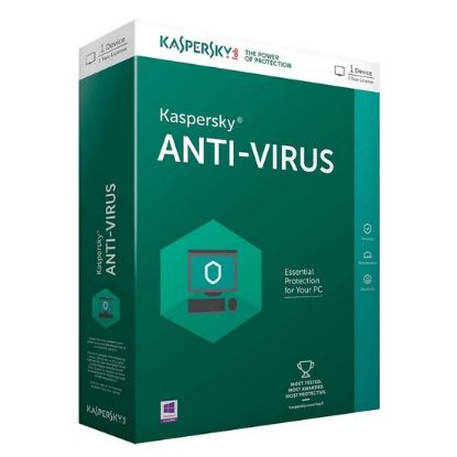 Picture of ANTIVIRUS KASPERSKY ANTIVIRUS PARA WINDOWS LICENCIA X 1 AÑO