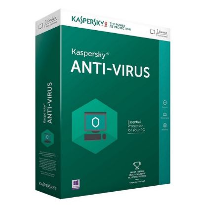 Imagen de ANTIVIRUS KASPERSKY ANTIVIRUS PARA WINDOWS LICENCIA X 1 AÑO