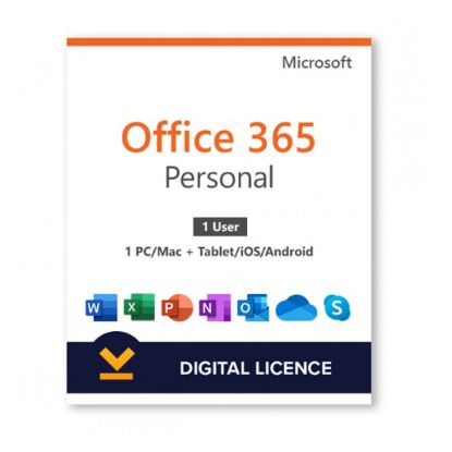 Imagen de MICROSOFT 365 PERSONAL LICENCIA 1 AÑO 1 USUARIO 5 DISPOSITIVOS WINDOWS/MAC/ ANDROID/IOS DESCARGA NO COMERCIAL