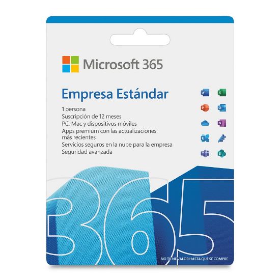 Imagen de MICROSOFT 365 EMPRESAS STANDARD 1 USUARIO 5 DISPOSITIVOS WINDOWS/MAC/ ANDROID/IOS DESCARGA