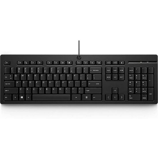 Imagen de TECLADO HP 125 USB BLACK