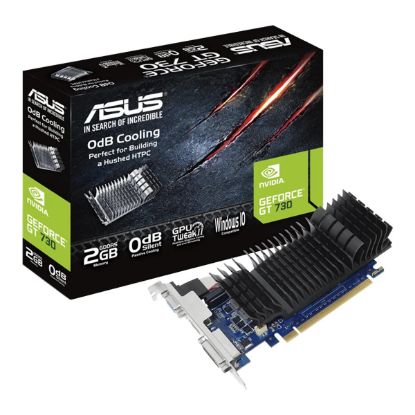 Imagen de TARJETA DE VIDEO ASUS GEFORCE NVIDIA GT730 GDDR5 2GB DVI HDMI VGA	