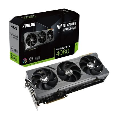 Imagen de TARJETA DE VIDEO ASUS TUF GEFORCE RTX4080 GDDR6X 16GB - 2 HDMI - 3 DP