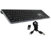 Imagen de TECLADO QUASAD QKS-3000 WIRELESS TRIPLE MODELO INALAMBRICO CON DONGLE 2 BT4.0 NEGRO