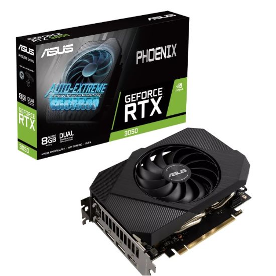 Imagen de TARJETA DE VIDEO ASUS GEFORCE PHOENIX RTX3050 8GB GDDR6 1 HDMI - 3 DP	