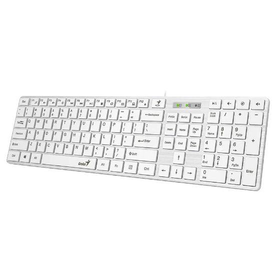 Imagen de TECLADO MULTIMEDIA GENIUS SLIMSTAR 126 ULTRADELGADO USB