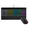 Imagen de COMBO GAMING TECLADO Y MOUSE CORSAIR K55 RGB PRO USB