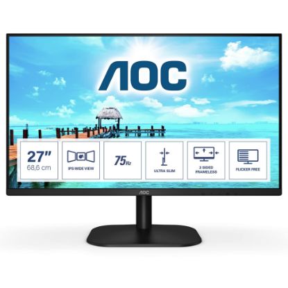 Imagen de MONITOR AOC 27" 27B2H FULL HD 1920X1080 75Hz HDMI - VGA