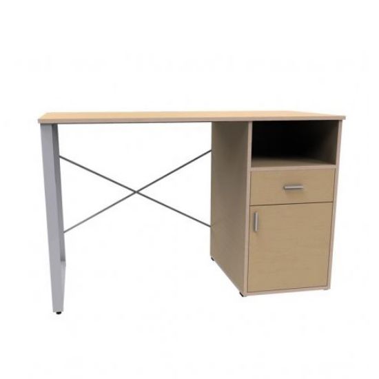 Imagen de ESCRITORIO DE UN NIVEL CON GABINETE XTECH XTF-CD631 HAYA MATE