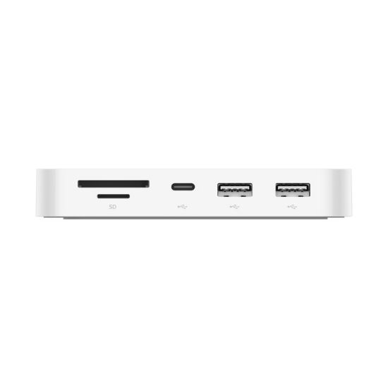 Imagen de CONCENTRADOR HUB MULTIPUERTO USB-C 6 EN 1 CON SOPORTE RJ45 – USB – MICRO SD – USB C