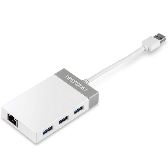 Picture of ADAPTADOR TRENDNET DE USB 3.0 A GIGABIT + HUB USB