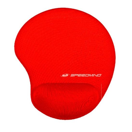 Imagen de MOUSEPAD PARA MOUSE CON APOYO DE GEL PARA LA MUÑECA ROJO