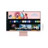 Imagen de MONITOR SMART TV SAMSUNG 32" LS32BM80 ULTRA HD 3840x2160 ROSA CAMARA WEB - MICRO HDMI - USB C - BT - WIFI 60HZ ALEXA 