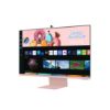 Imagen de MONITOR SMART TV SAMSUNG 32" LS32BM80 ULTRA HD 3840x2160 ROSA CAMARA WEB - MICRO HDMI - USB C - BT - WIFI 60HZ ALEXA 