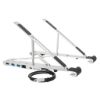Picture of SOPORTE PORTÁTIL CON BASE PARA LAPTOP 10" - 15.6" AJUSTABLE - ALUMINIO  USB C + HUB USB C 100W - 2 USB - LAN - HDMI 