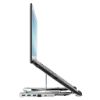 Picture of SOPORTE PORTÁTIL CON BASE PARA LAPTOP 10" - 15.6" AJUSTABLE - ALUMINIO  USB C + HUB USB C 100W - 2 USB - LAN - HDMI 