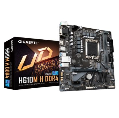 Imagen de MAINBOARD GIGABYTE H610M H DDR4 M.2 SOCKET LGA1700 12VA Y 13VA GEN