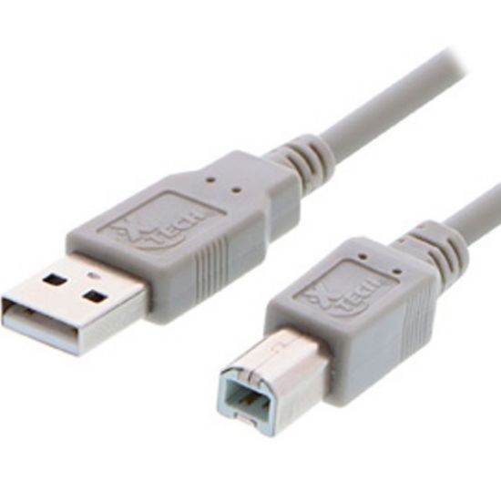 Picture of CABLE USB 2.0 A-MACHO A B-MACHO XTECH XTC-304 DE 4.5 METROS