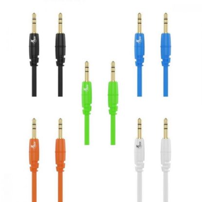 Imagen de CABLE AUXILIAR PARA AUDIO DE 3,5MM ON-THE-GO 10 UNIDADES