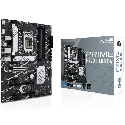 Imagen de MAINBOARD ASUS PRIME H770-PLUS D4 LGA1700 DDR4 5066 M.2 ATX HDMI - DP 12VA Y 13VA GEN