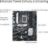 Picture of MAINBOARD ASUS PRIME H770-PLUS D4 LGA1700 DDR4 5066 M.2 ATX HDMI - DP 12VA Y 13VA GEN