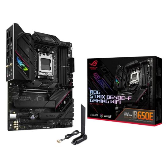 Imagen de MAINBOARD ASUS ROG B650E-F GAMING WIFI AMD RYZEN 7000 AM5 4X DDR5 HDMI-DP M.2 ATX