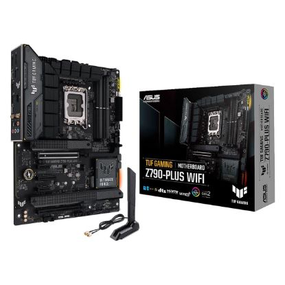 Imagen de MAINBOARD ASUS TUF Z790-PLUS GAMING LGA 1700 4X DDR5-7200 HDMI DP WIFI M.2 USB ATX 12VA Y 13VA GEN