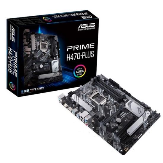 Imagen de MAINBOARD ASUS PRIME H470M-PLUS DDR4 X4 SOCKET 1200 10MA GEN